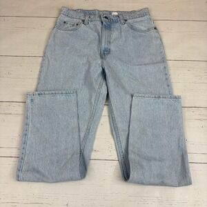 Vintage Levis 506 Jeans Womens 14 33X32 High Rise Straight made In USA Denim